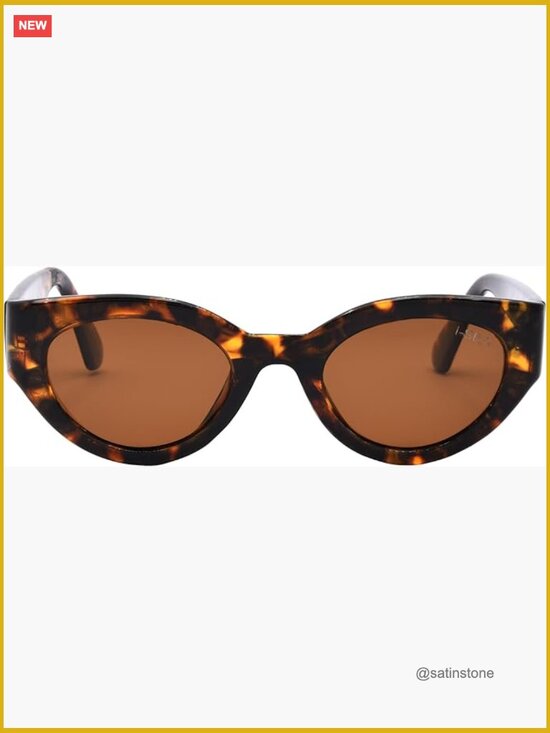 Polarized Cat Eye Sunglasses with Scratch-Resistant & Hydrophobic Lenses